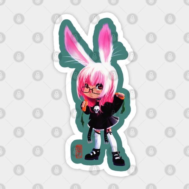 carrots Sticker by ArchiriUsagi